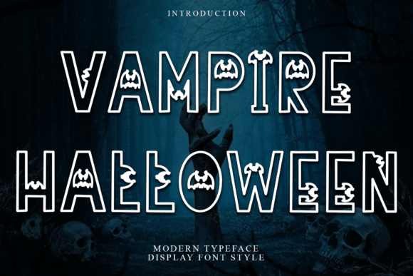 Bring Your Creations to Life with Vampire Halloween Font