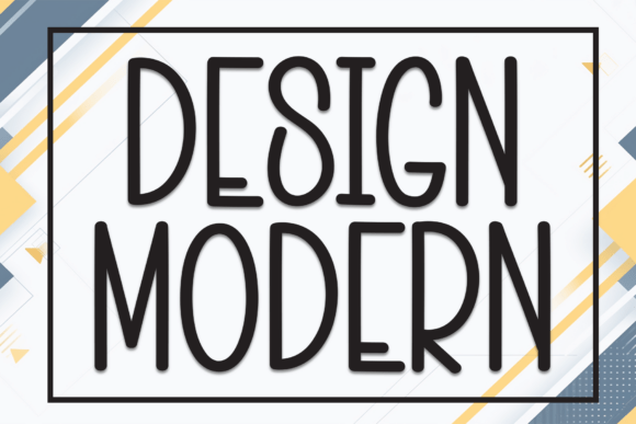 Design Modern: A Versatile Display Font for Editorial Projects