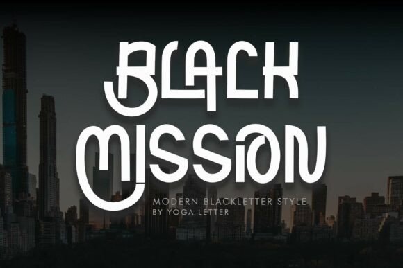 Discover the Elegance of Black Mission Font for Creative Projects