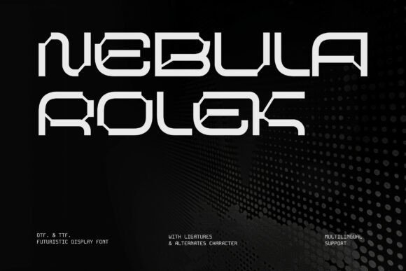 Elevate Your Brand with Nebula Rolek Font