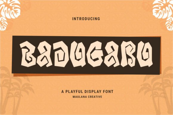 Enhance Your Brand with Badugaru: A Playful Display Font
