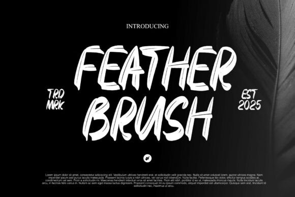 Enhance Your Brand with Feather Brush: A Dynamic Display Font