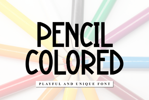 Enhance Your Brand with Pencil Colored: A Friendly Handwritten Font