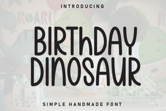 Enhancing Web Design with Birthday Dinosaur Font