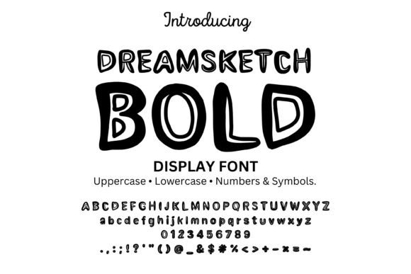 Explore Dreamsketch Bold: A Playful Font for Creative Projects