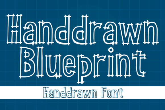 Handdrawn Blueprint: A Sketchy, Cartoon Font for Creative Marketers