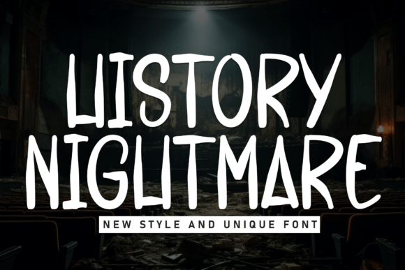 History Nightmare: A Friendly Display Font for Editorial Design