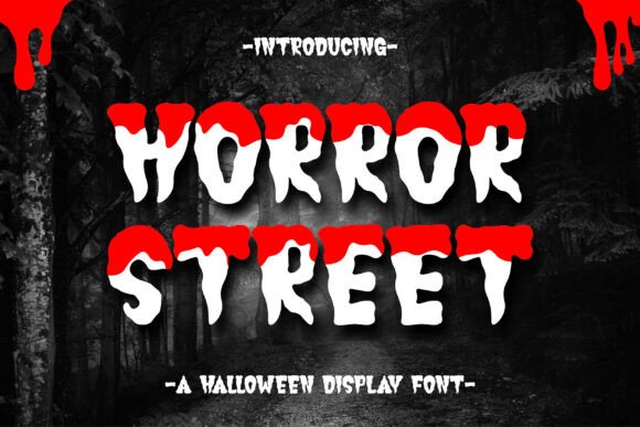Horror Street: A Spine-Chilling Display Font for Editorial Design
