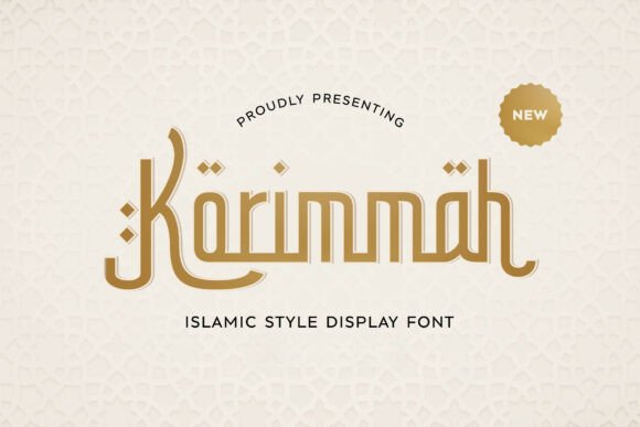 Korimmah: A Modern Islamic Font for Elegant Branding