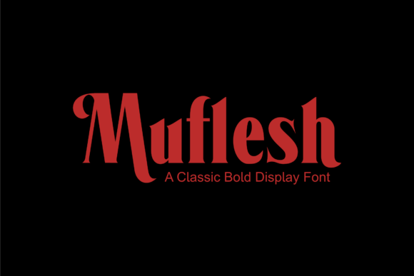 Muflesh: The Bold Display Font for Crafters and Creators