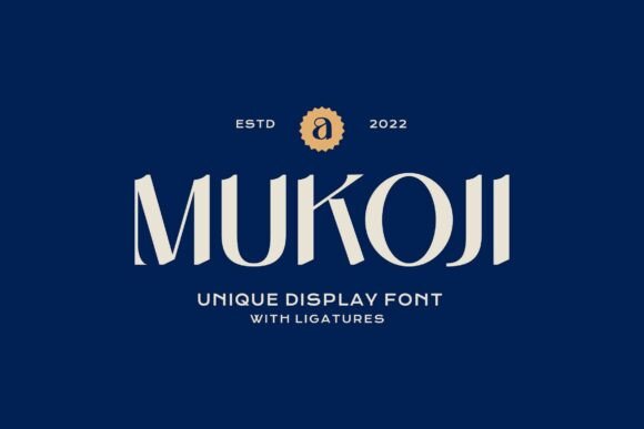 Mukoji: A Modern Serif Typeface for Elegant Publishing