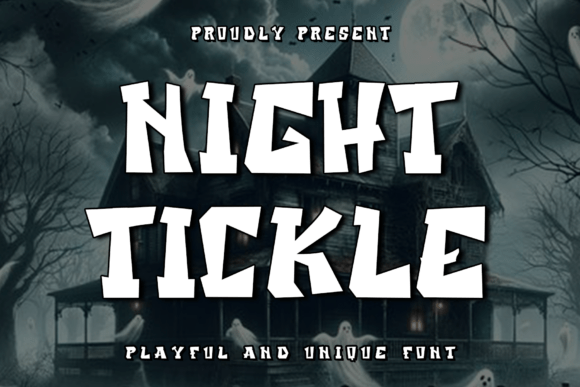 Night Tickle: A Display Font for Editorial Elegance