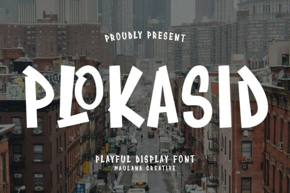 Plokasid: A Playful Display Font for Creative Web Design