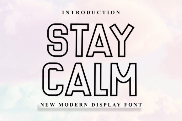Stay Calm: A Festive Font for Creative Makers