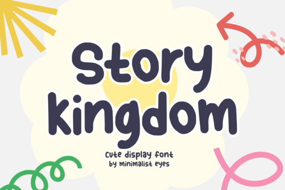 Storykingdom: A Charming Display Font for Editorial Design