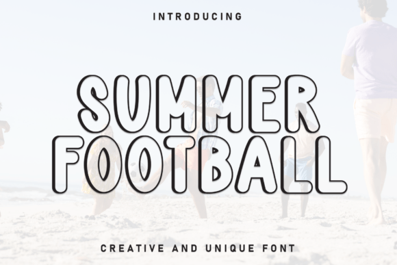 Summer Football: A Versatile Display Font for Editorial Design