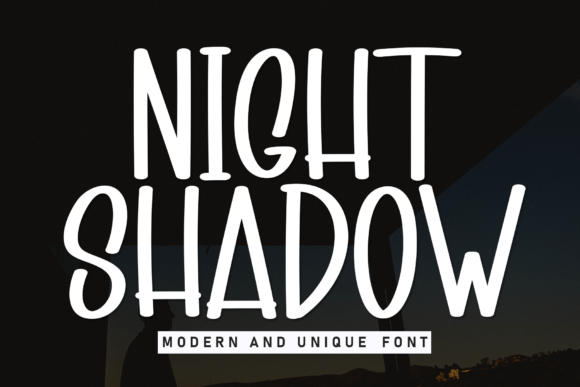 Transform Your Brand with Night Shadow: A Versatile Display Font