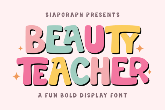 Unleash Creativity with Beauty Teacher Font