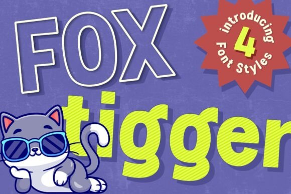Unleash Creativity with Fox Tigger: A Bold Display Typeface