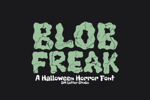 Unleash Eerie Charm with Blob Freak Font